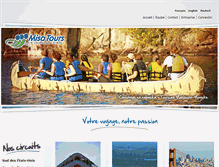Tablet Screenshot of misatours.ca